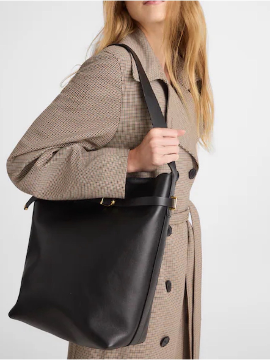 J Crew The Essential Belted Bucket Tote $248